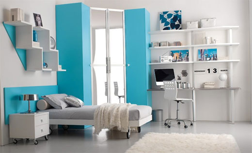 Recolor Your Old Bedroom with Blue Bedroom Ideas